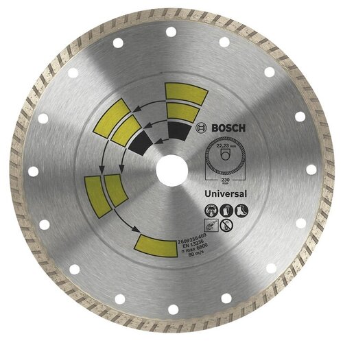 Алмазный диск универсальный Bosch DIY Turbo 115мм 2609256407