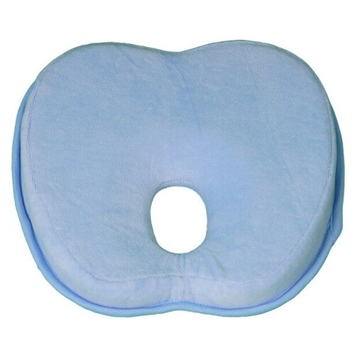 Подушка (бабочка) ортопедическая для новорождённого (Б.2.2.3. гол) голубой (225*214*30 мм). ПА