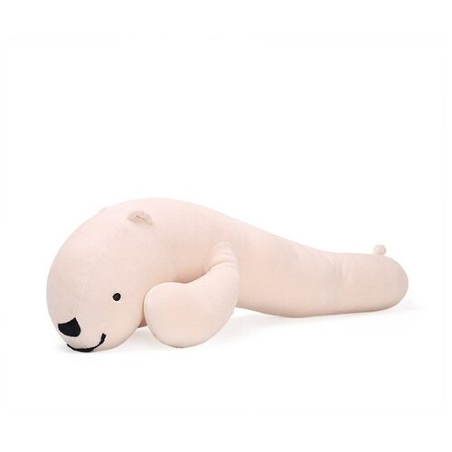 фото Плюшевая игрушка подушка розовый медведь no brand