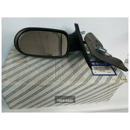 Зеркало правое в сборе черное (не красится)