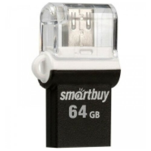 Флеш-диск Smartbuy 64GB OTG POKO series Black (SB64GBPO-K)