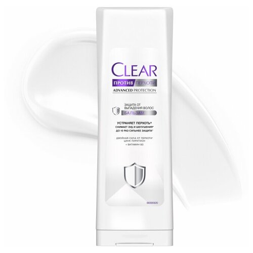 фото Бальзам против перхоти clear защита от выпадения волос 180мл 68353667 2 шт.