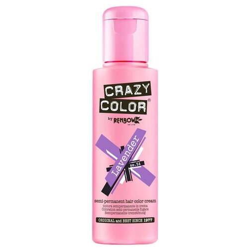 Crazy Color Краситель прямого действия Semi-Permanent Hair Color Cream, 54 lavender, 100 мл