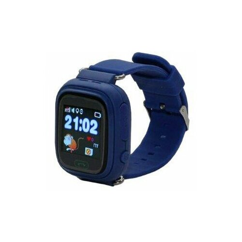фото Умные детские часы high quality с gps, поддержкой звонков, кнопкой sos, синий isa