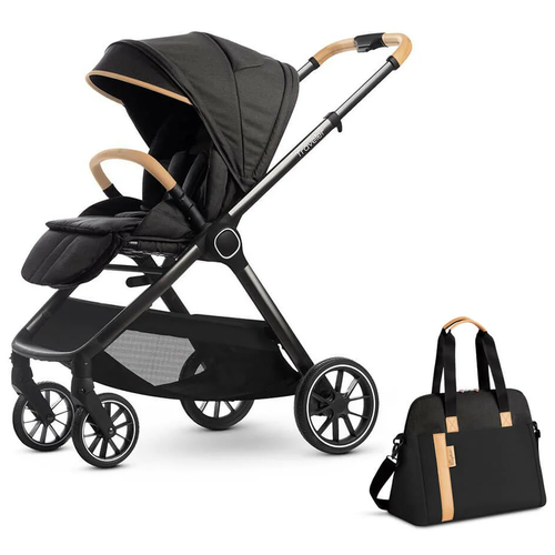 фото Прогулочная коляска esspero traveler + сумка, onyx, цвет шасси: черный