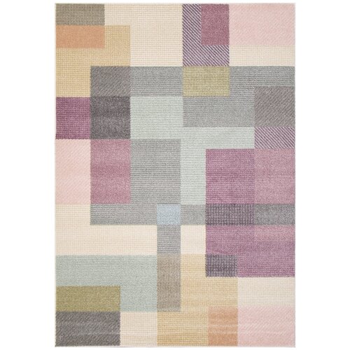 Ковер CFC50 - Прямоугольник Многоцветный Ковер на пол, в гостиную, спальню, в ассортименте, Турция, Бельгия, Россия (120 см. на 180 см.)