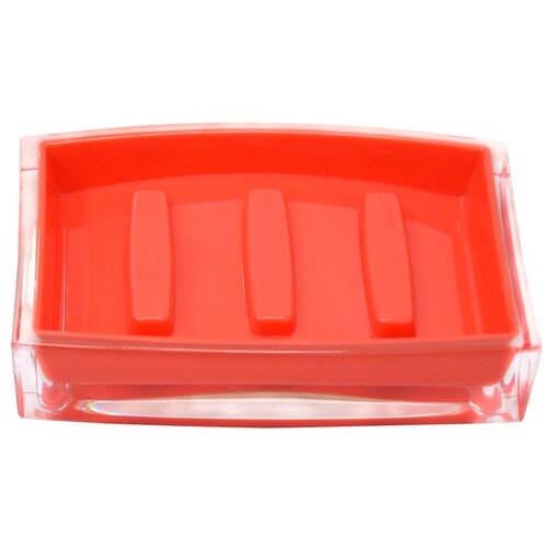 Мыльница настольная ECODECOR Стиль HA044 красная