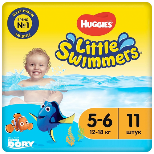 Трусики HUGGIES (Хаггис) для плавания 5-6 (12-18 кг) 11 шт