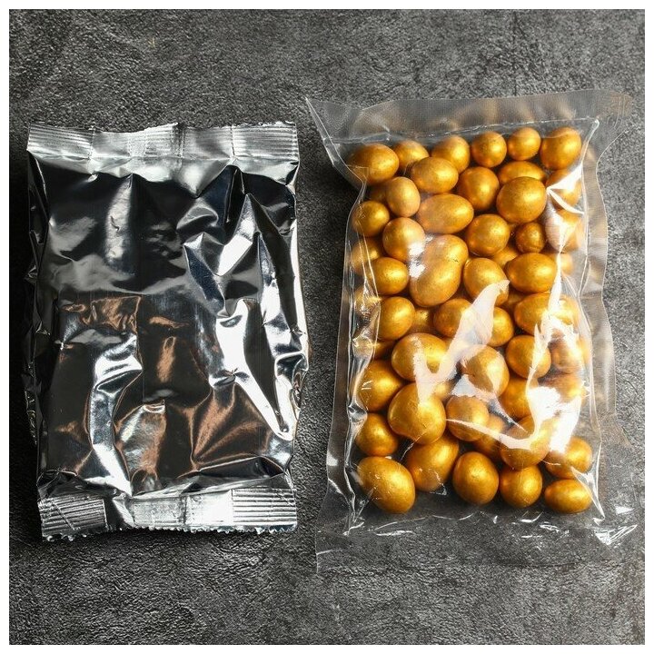 Набор «23 Февраля»: крем-мед с апельсином и хлопком, орехи в шоколадной глазури, чай чёрный, ложка - фотография № 4