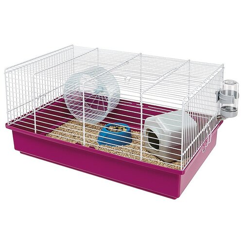 клетка ferplast hamster duo для хомяков д 46 x ш 29 x в 37 5 см в ассортименте Клетка Ferplast для хомяков Criceti 9 (46*29*23 см) Цвет поддона розовый