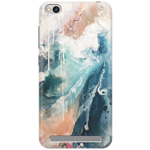 фото Re:pa накладка transparent для xiaomi redmi 5a с принтом "брызги красок"