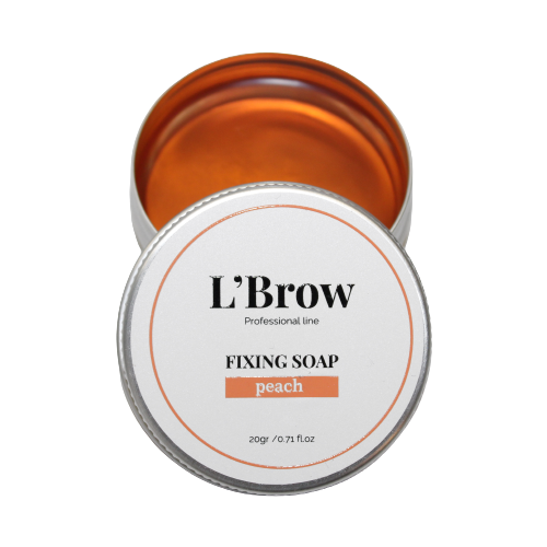 фото L'brow фиксатор для бровей fixing soap лаванда