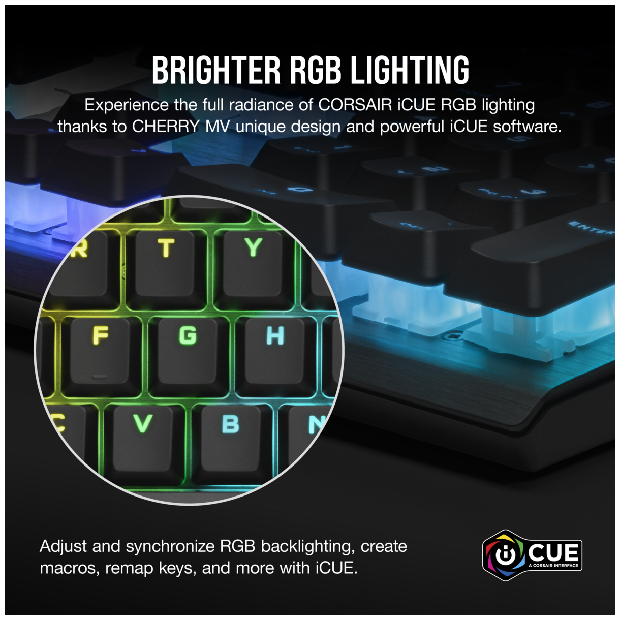 Клавиатура проводная Corsair K60 RGB PRO [CH-910D019-RU]