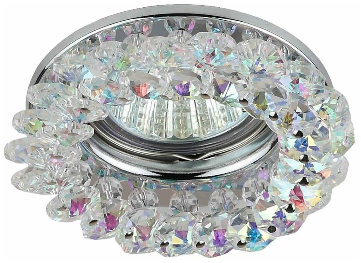 фото Встраиваемый светильник ЭРА Декор DK16 CH/PR Б0005210