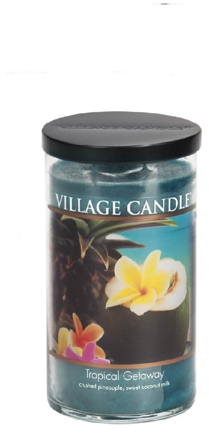 Ароматическая свеча Village Candle "Тропический Остров", стакан, большая