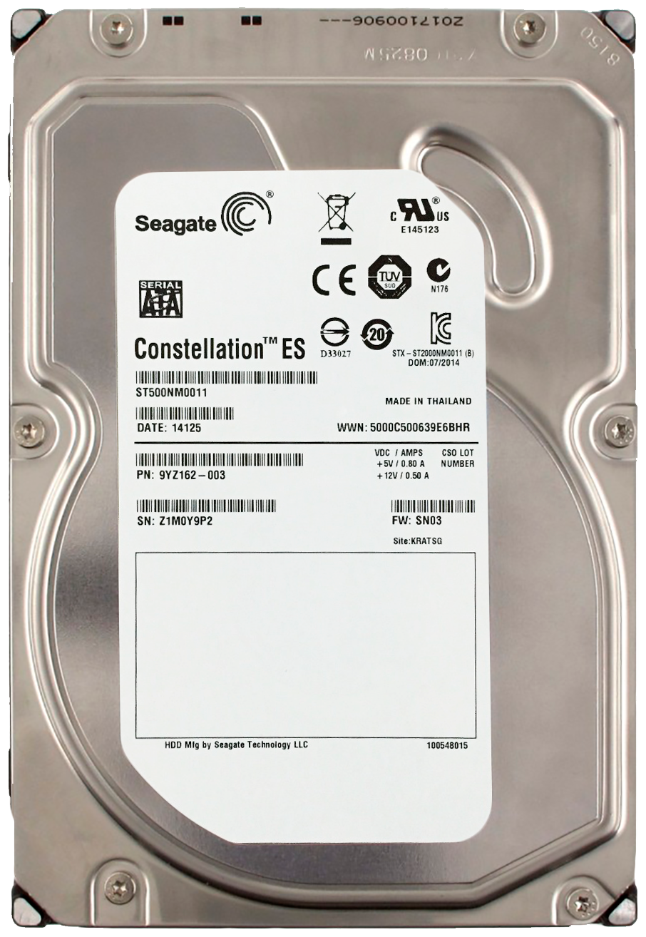 Жесткий диск SAS Seagate Constellation 500 ГБ ST500NM0001 OEM