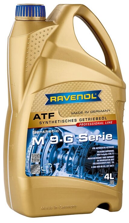 Трансмиссионное Масло Ravenol Atf M 9-G Serie ( 4л) New Трансмиссионное Масло Ravenol Atf M 9-G Serie ( 4л) New Ravenol арт. ...