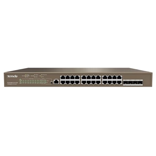 Коммутатор Tenda TEG5328P-24-410W коммутатор 24port 1000m poe 4sfp teg5328p 24 410w tenda