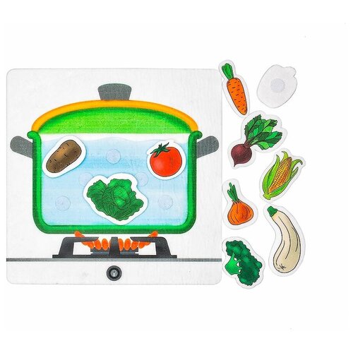 мишуткин гардероб smiledecor развивающая игра из фетра ф701 Овощной суп, SmileDecor (развивающая игра из фетра, Ф703)