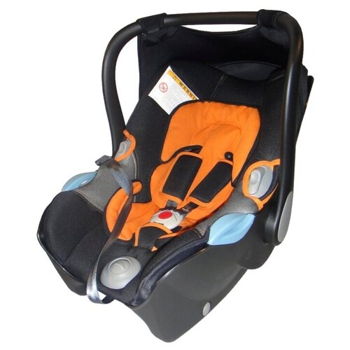 Детское автокресло bellelli nanna guri, возрастная группа: 0+, вес: до 13 кг, цвет: black orange