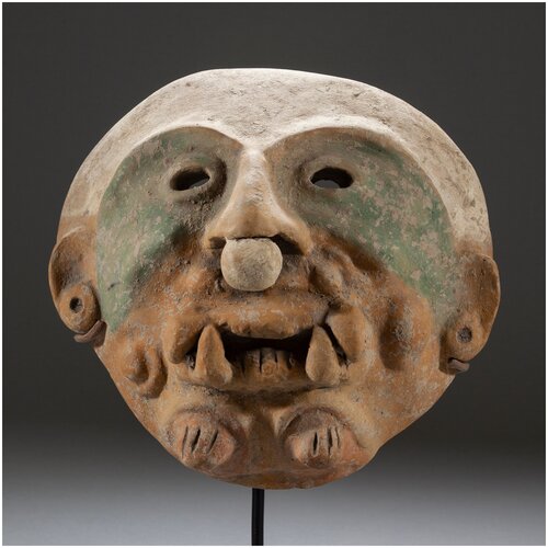 Маска шамана, культура джамакоа, Эквадор, около 500 г. н.э.