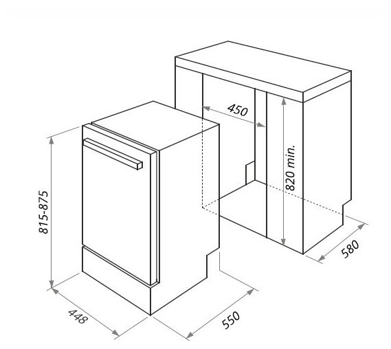 Посудомоечная машина MAUNFELD MLP-08IM - фотография № 6