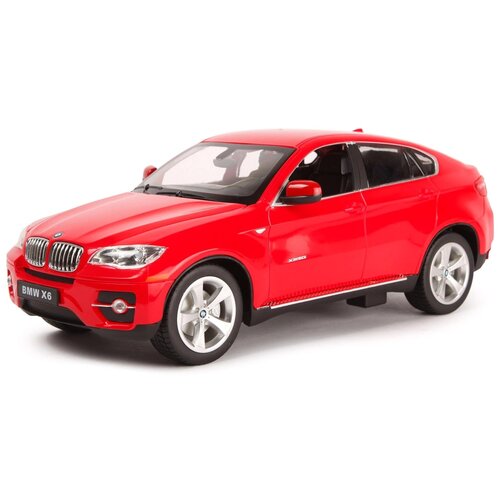 Легковой автомобиль Rastar BMW X6, 31400, 1:14, 35 см, красный легковой автомобиль rastar bmw m3 спортивная версия 48000 1 14 33 см черный