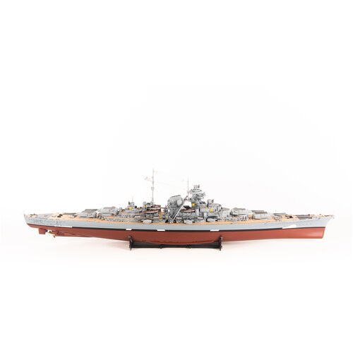 Сборная деревянная модель корабля с вооружением, Линкор Бисмарк, Amati (Италия), Масштаб 1:200, AM1614-RUS