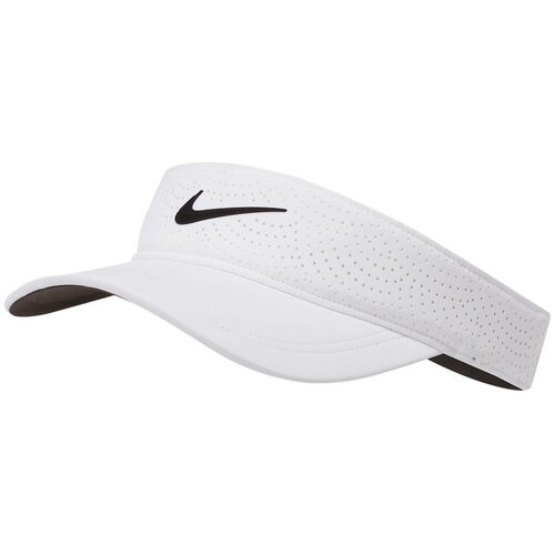 фото Кепка nike aerobill visor размер adult, белый