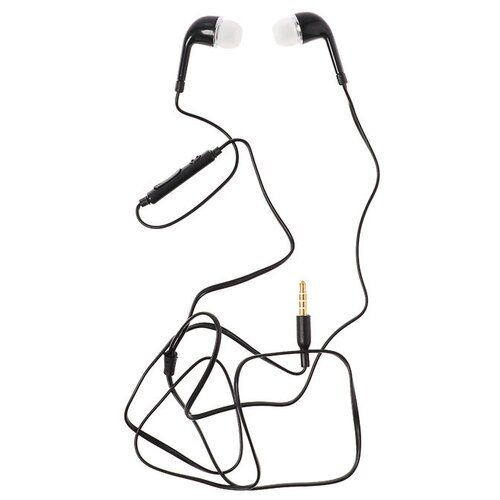 Наушники OXION HS230BK вакуумные микрофон 100 дБ 16 Ом 35 мм 1 м чёрные 38400₽