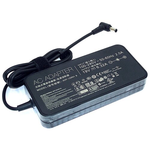 фото Блок питания (сетевой адаптер) для ноутбуков asus 19v 6.32a 6.0x3.7mm pin iqzip