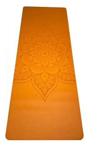 Коврик для йоги Inex Yoga PU Mat 185 x 68 x 0,4 см, оранжевый .