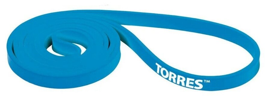 Эспандер TORRES латексная петля арт. AL0047, длина 208 см, шир. 1,7 см, сопротивление 25, кг, синий