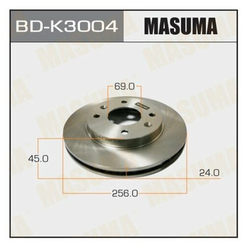 Диск тормозной Masuma BD-K3004