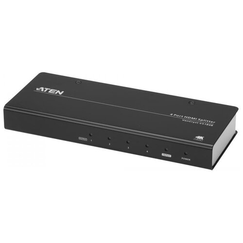 конвертер aten vc881 at g 4k hdmi dvi в hdmi с извлекателем звука Разветвитель HDMI True 4K ATEN VS184B / VS184B-AT-G, 4-портовый Разветвитель HDMI True . ATEN VS184B-AT-G