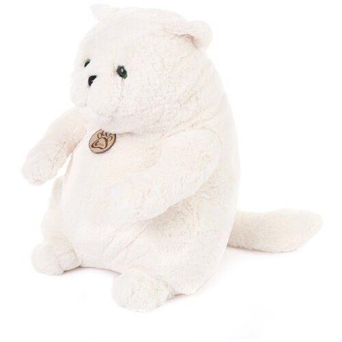 Lapkin / Мягкая игрушка Толстый кот 33 см белый