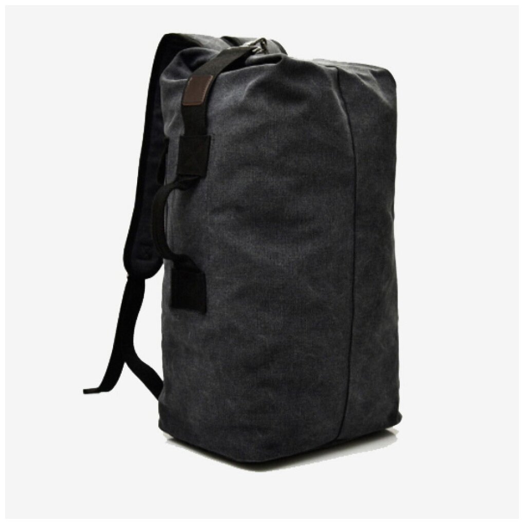 Дорожный рюкзак/Холщовый рюкзак/Рюкзак Hardworking man черный