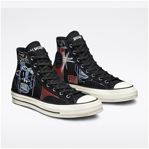 фото Кеды converse x basquiat chuck 70 hi чёрный , размер 43 eu