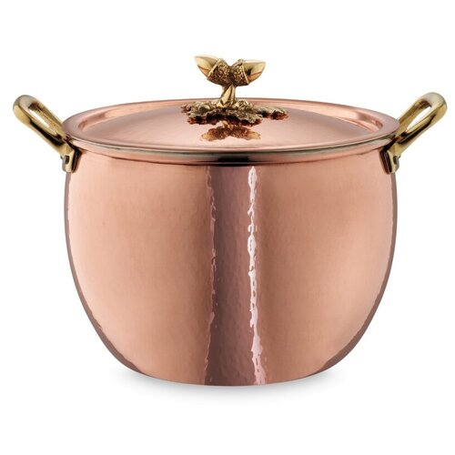 Кастрюля RUFFONI Historia decor 2,3 л 16 см из меди с декорированной крышкой