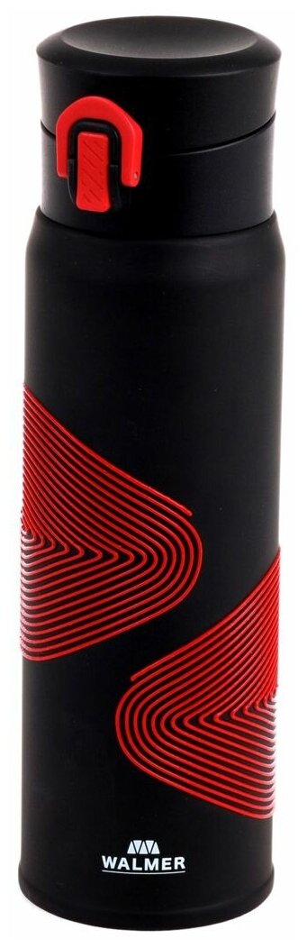 Термос-термокружка WALMER TRACE 450 мл, цвет черный - фотография № 16