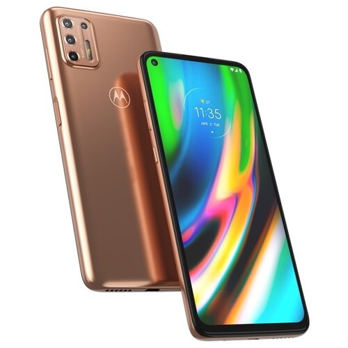 фото Смартфон motorola moto g9 plus 4/128 гб, золотистый