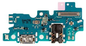 Шлейф (плата) с разъемом зарядки, разъемом гарнитуры и микрофоном для Samsung Galaxy A30s A307F
