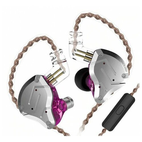 KZ Acoustics ZS10 Pro с микрофоном фиолетовый 509000₽