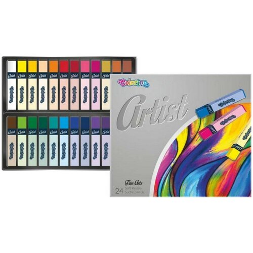 Мягкая сухая пастель Colorino Artist 24 цвета