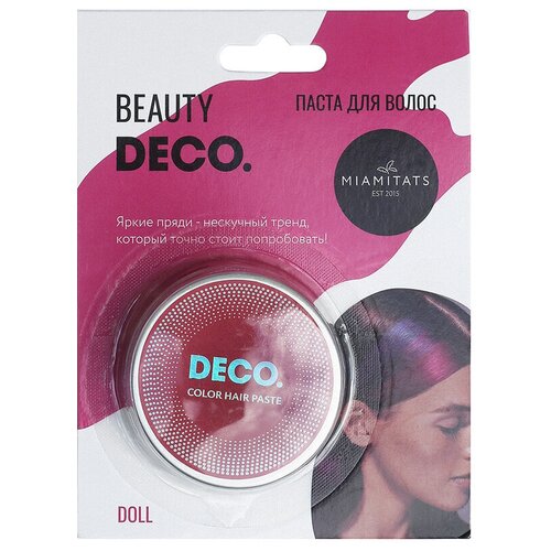 Купить Паста для волос `DECO.` by Miami tattoos цветная (Doll)