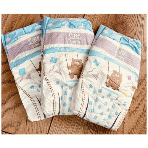 Подгузники LITTLE TIMES maxi 8-18 кг, 62 шт