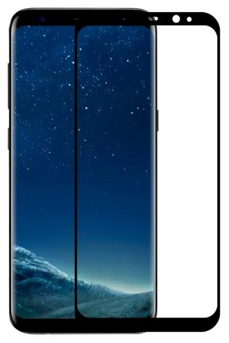 Защитное стекло на Samsung Galaxy S8 Plus/S9 Plus, 3D Full Glue, черный