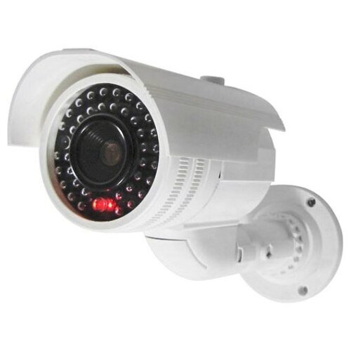 Муляж камеры видеонаблюдения Orient AB-CA-21 уличная светодиод питание от батареек - белая 78300₽