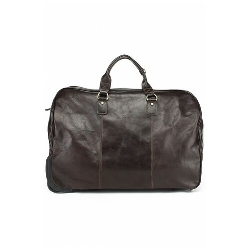 фото Сумка дорожная кожаная bruno perri l5114-1/2 коричневый