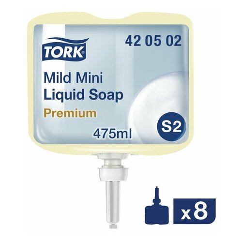 Картридж с жидким мылом одноразовый TORK (Система S2) Premium, комплект 30 шт, 0.475 л, 420502 диспенсер для жидкого мыла gappo латунный устанавливаемый на раковину квадратный диспенсер для мыла